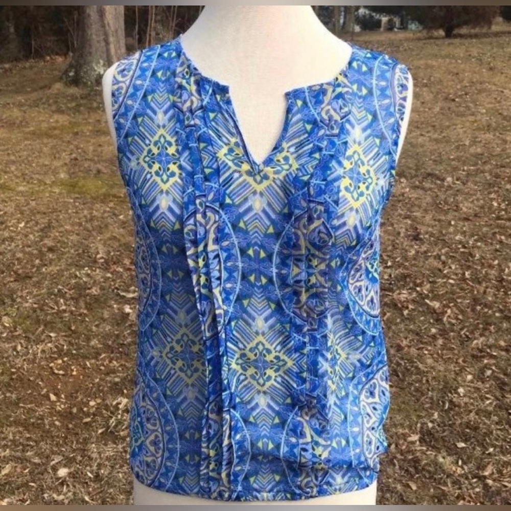 BANANA REPUBLIC SLEEVELESS TOP PETITE SMALL WOMENS